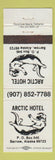 Matchbook Cover - Arctic Hotel  Barrow AK