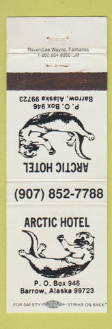 Matchbook Cover - Arctic Hotel  Barrow AK