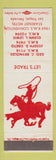 Matchbook Cover - 1969 RMS Stardust Hotel Las Vegas NV match collecting