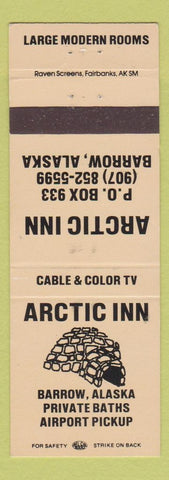 Matchbook Cover - Arctic Inn Barrow AK