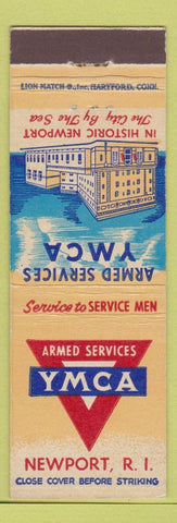 Matchbook Cover - Armed Services YMCA Newport RI