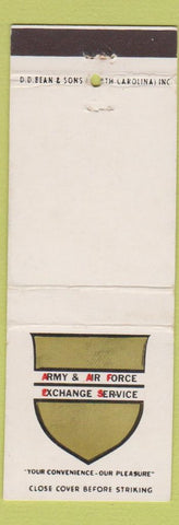 Matchbook Cover - Army Air Force Exchange Service WORN