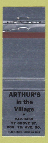 Matchbook Cover - Arthur's in the Village