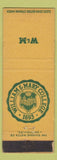 Matchbook Cover - William and Mary College Williamsburg VA