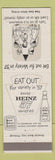 Matchbook Cover - Heinz 57 Ketchup
