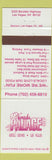 Matchbook Cover - Nevada Place Hotel Casino Las Vegas NV