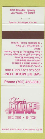 Matchbook Cover - Nevada Place Hotel Casino Las Vegas NV