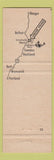 Matchbook Cover - Lobster Pound Restaurant Lincolnville Beach ME lobster