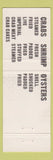 Matchbook Cover - Bay Island Sea Food Baltimore MD crab