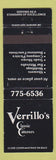 Matchbook Cover - Verrillo's Catering Portland ME WEAR