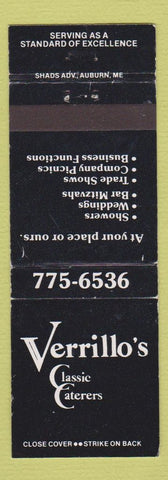 Matchbook Cover - Verrillo's Catering Portland ME WEAR