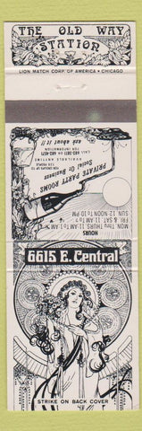 Matchbook Cover - Old Way Station girlie