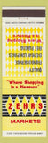 Matchbook Cover - Zehrs Super Markets Grocery Canada