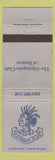 Matchbook Cover - Algonquin Club Boston MA
