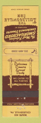Matchbook Cover - Collegeville Inn Smorgasbord Collegeville PA