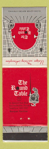 Matchbook Cover - The Round Table Fort Lauderdale FL #1