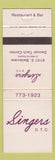 Matchbook Cover - Wells Beach Motor Inn ME WORN