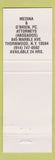 Matchbook Cover - Bonanza Restaurant Columbus OH