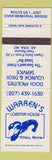 Matchbook Cover - Warren's Lobster House Kittery ME
