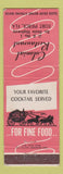 Matchbook Cover - Colonial Restaurant Fort Pierce FL