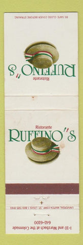 Matchbook Cover - Ristorante Ruffino's San Antonio TX WEAR