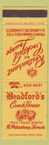 Matchbook Cover - Bradford's Coach House ST Petersburg FL