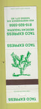 Matchbook Cover - Taco Express Mexican Restaurant Kansas City MO cactus
