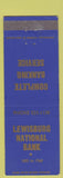 Matchbook Cover - Lewisburg National Bank PA?