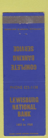 Matchbook Cover - Lewisburg National Bank PA?