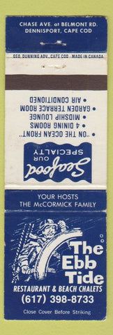 Matchbook Cover - Ebb Tide Restaurant Dennisport Cape Cod MA