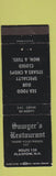 Matchbook Cover - Sawyer's Restaurant Plaistow NH
