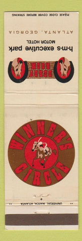Matchbook Cover - Winner's Circle Derby Room Hotel Atlanta GA WEAR