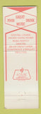 Matchbook Cover - Red Bull Motor Inns Somerville NJ Waterbury CT