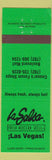 Matchbook Cover - LaSalsa Mexican Grill Las Vegas NV