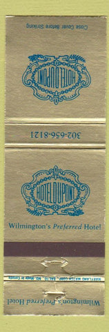 Matchbook Cover - Hotel DuPont Wilmington DE