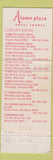 Matchbook Cover - Alamo Plaza Hotel Courts Augusta Atlanta GA TX MS TN WEAR