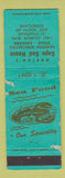 Matchbook Cover - Norton's Cape Cod House Anaheim CA Disneyland reference WORN