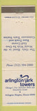 Matchbook Cover - Arlington Park Towers Arlington Heights IL WEAR
