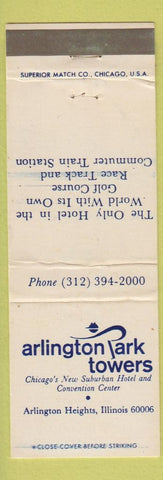 Matchbook Cover - Arlington Park Towers Arlington Heights IL WEAR