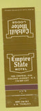Matchbook Cover - Catskill Motor Lodge Catskill NY