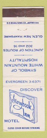 Matchbook Cover - Storybook Inn Motel Glen NH white