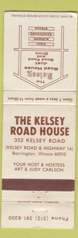 Matchbook Cover - Kelsey Road House Barrington IL