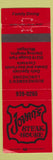 Matchbook Cover - Jovan's Steak House Sterling Heights MI WEAR