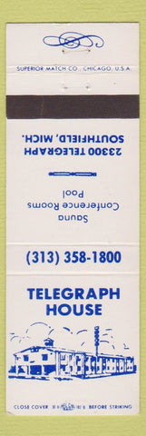 Matchbook Cover - Telegraph House Southfield MI