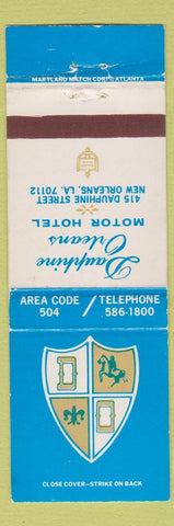 Matchbook Cover - Dauphine Orleans Motor Hotel New Orleans LA