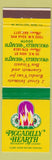 Matchbook Cover - Piccadilly Hearth Restaurant New York City