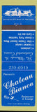 Matchbook Cover - Chateau Bianca Restaurant WEAR