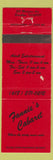 Matchbook Cover - Fannie's Cabaret Brooklyn IL strip club