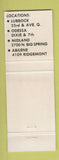 Matchbook Cover - LaBodega Mexican Restaurant Midland Lubbock Abilene TX WEAR