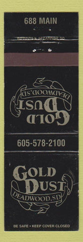 Matchbook Cover - Gold Dust Deadwood SD